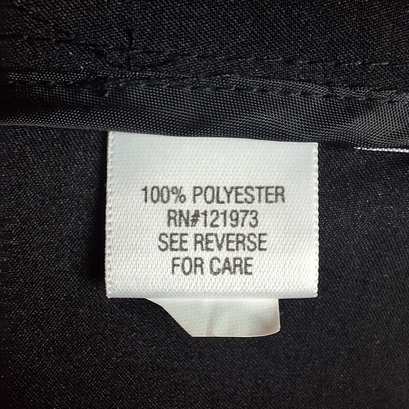 Simply Vera Vera Wang Black Satin Jacket Coat Women's Size XL - Picture 9 of 14